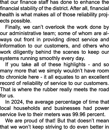 that our finance staff has done to enhance the financial stability of the district. After all, financial health is wh...