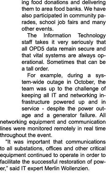 ing food donations and delivering them to area food banks. We have also participated in community parades, school job...