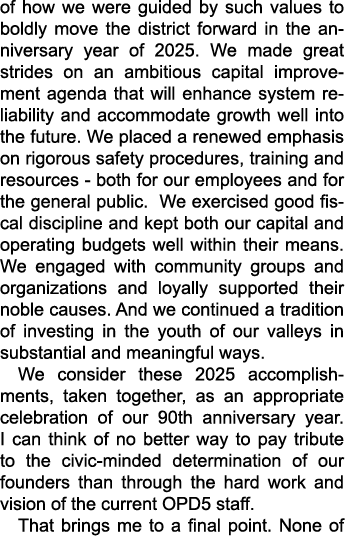 of how we were guided by such values to boldly move the district forward in the anniversary year of 2025. We made gre...