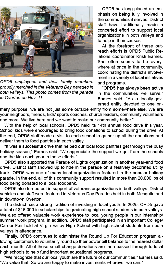 ￼ OPD5 has long placed an emphasis on being fully involved in the communities it serves. District staff have traditio...