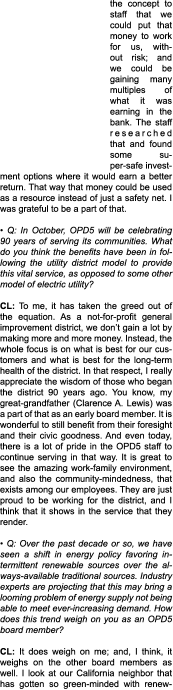 the concept to staff that we could put that money to work for us, without risk; and we could be gaining many multiple...